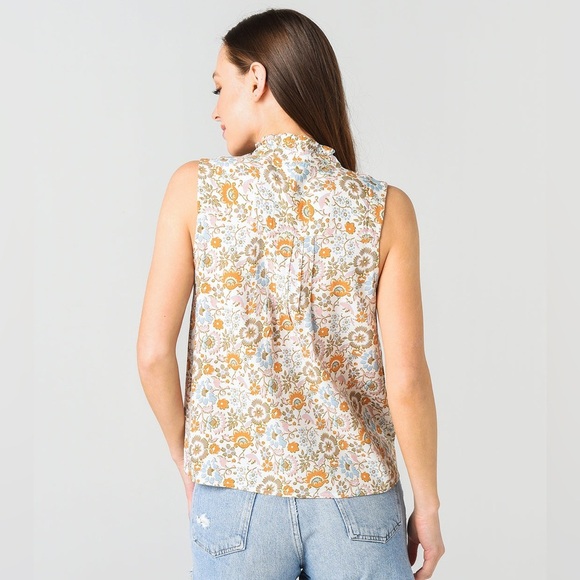 Faherty Women's Faith Blouse NWT - Picture 2 of 14